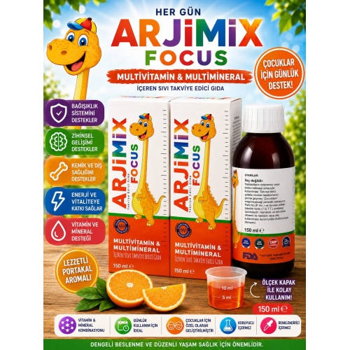 Arjimix Focus Takviye Edici Gıda