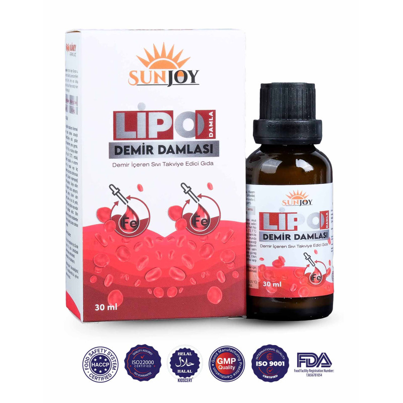 Sunjoy Lipo Demir Vitamin Takviyesi