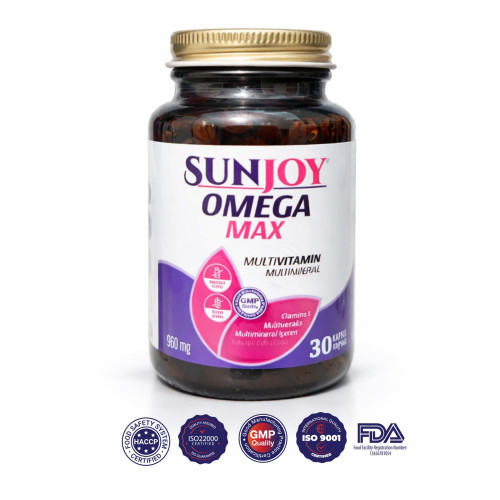 Sunjoy Omega MAX - Balık Yağı ve Multivitamin