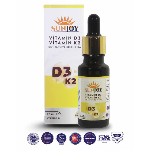 Sunjoy D3K2 Vitamin Takviyesi