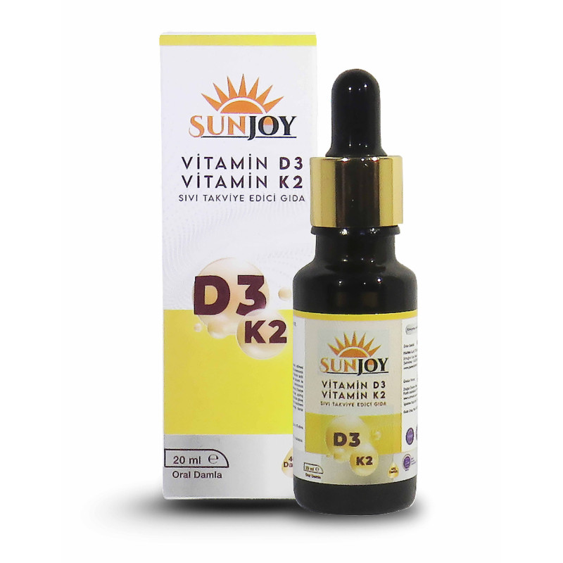 Sunjoy D3K2 Vitamin Takviyesi